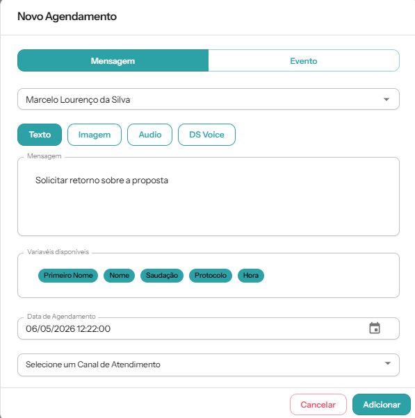 Lembrete de atividades no CRM DataLP